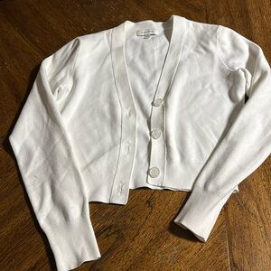 Club Monaco White Cardigan
